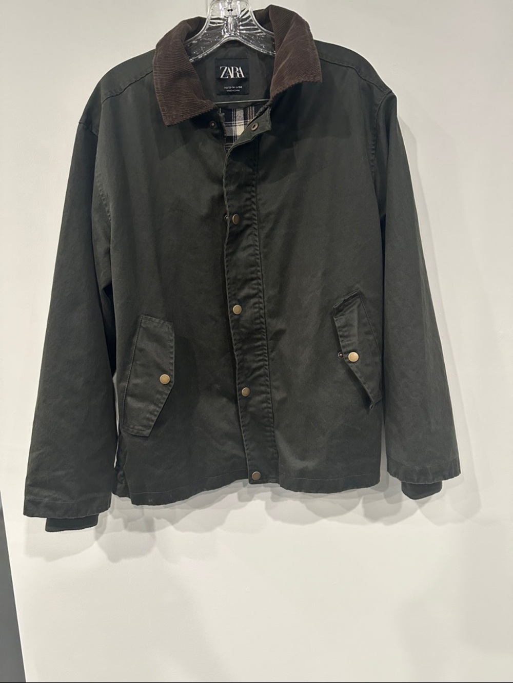Zara Boys Coated Barn Jaxket